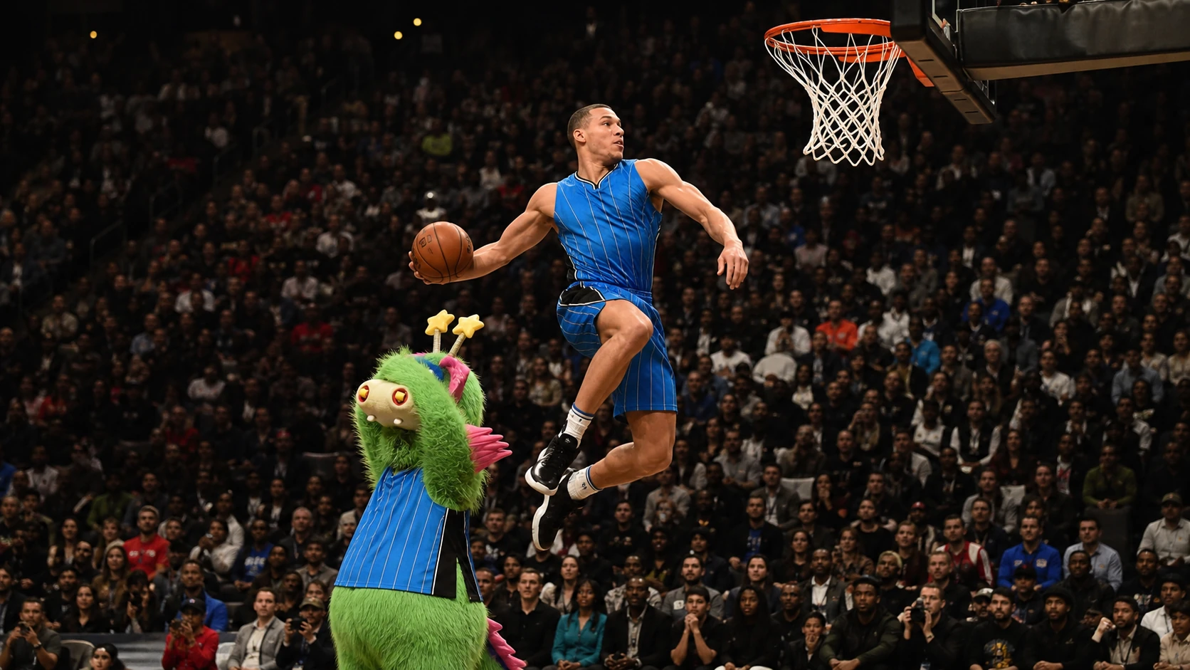Orlando made him a lottery pick, but the dunk contests expanded his fame - aaron gordon wife